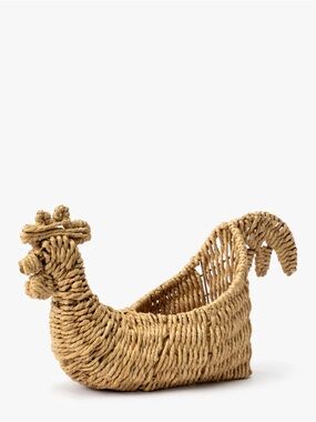McGee & Co. Woven Hen Egg Basket, NWT